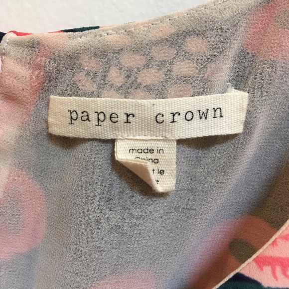 Paper Crown Rifle Paper Co Posey Bouquet Dress M - Picture 6 of 7